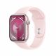 Apple Watch Series 9 GPS, 45mm Pink Light Pink Sport Band S/M