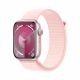 Apple Watch Series 9 GPS, 45mm Pink Light Pink Sport Loop